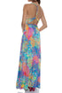 Luli Fama Deco Gardens Convertible Maxi Dress